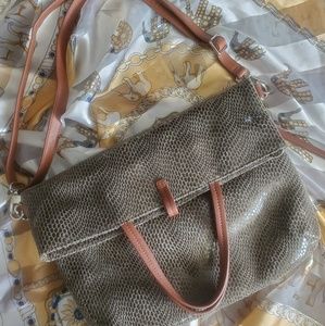 💋"Sorial", Designer💥Satchel, "Snakeskin", Purse